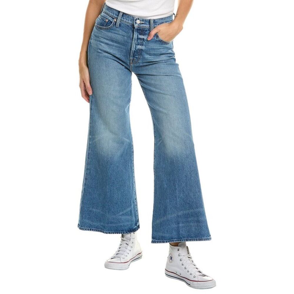 MOTHER Denim The Tomcat Roller Pretty Is As Pretty Does Wide Leg Jean